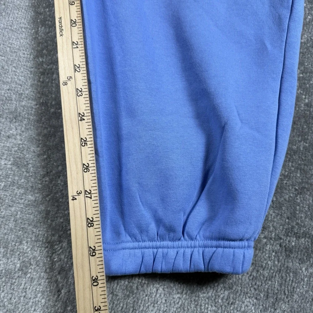 Nike Sweatpants Women's Large Blue Sportswear Pheonix Fleece High Waisted